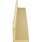 Ekena Millwork 2-Sided (L-beam) Hand Hewn Endurathane Faux Wood Ceiling Beam, Premium Mahogany, 12"W x 4"H  x 24'L BMHH2C0120X040X288ZM - alternate 6